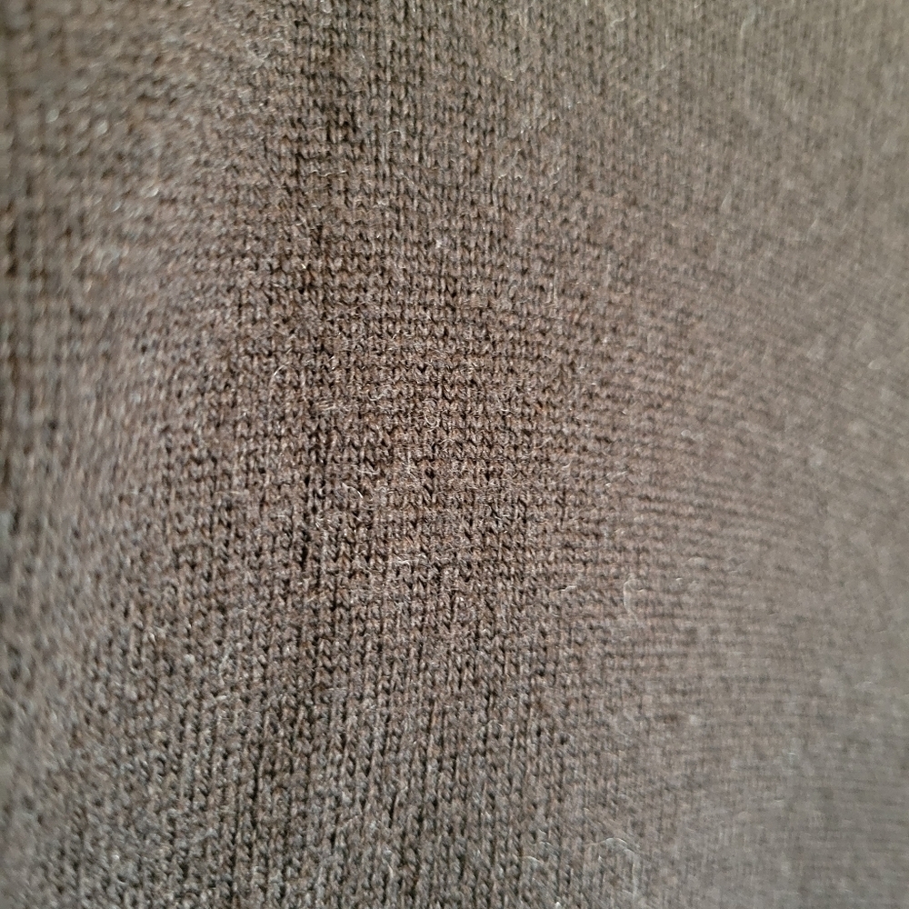 Banana Republic Brown Stretch Merino Wool Double Zip Sweater - Picture 8 of 10